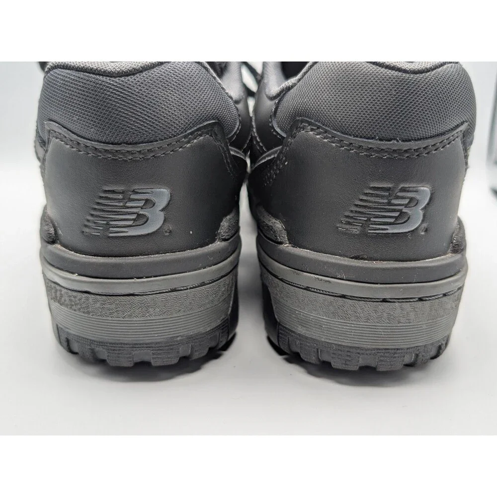 New Balance 550 Triple Black Lifestyle Shoes Youth 7 / Men 7 / Women 8.5